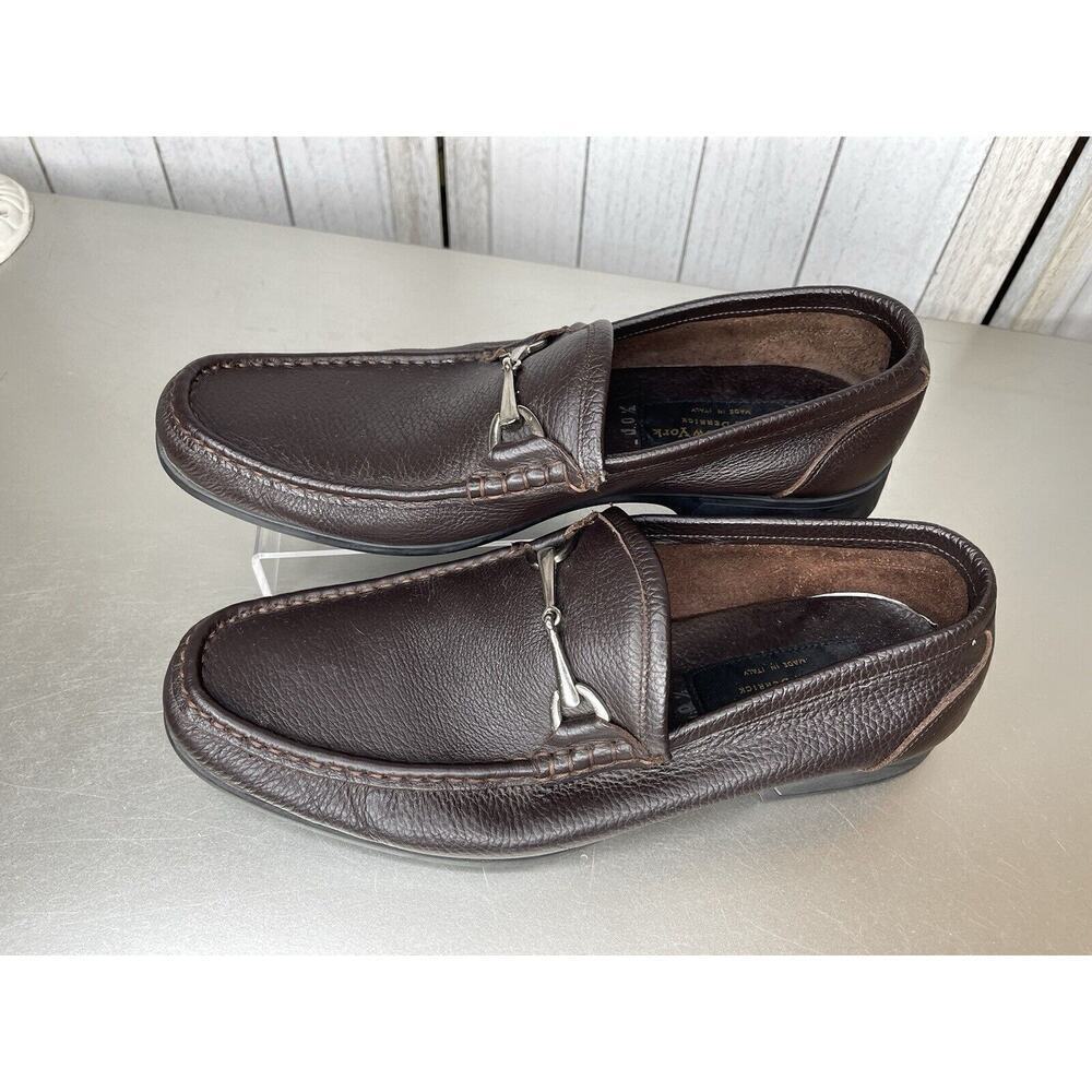 To Boot New York Adam Derrick HorseBit Loafer Brown Size 10.5 Leather